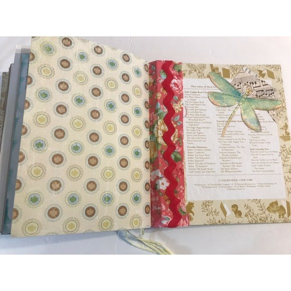 Old MacDonald Had a Farm Little Golden Book Handmade Junk Journal - Picture 10 of 12